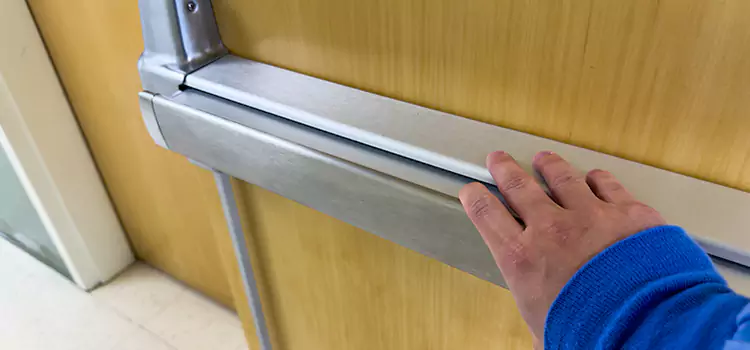 Installing a Push Bar on a Door North Platte